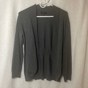 Gray Cardigan Sweater